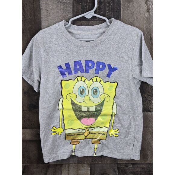 Spongebob Square pants Happy Teen Shirt Size Small - Picture 2 of 6